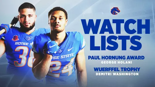 Watch Lists: Paul Hornung Award - George Holani. Wuerffel Trophy - Demitri Washington