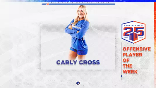 Carly Cross named MW Offensive Player of the Week.