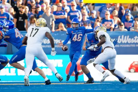 James Ferguson-Reynolds punting vs. UCF on 9/9/23
