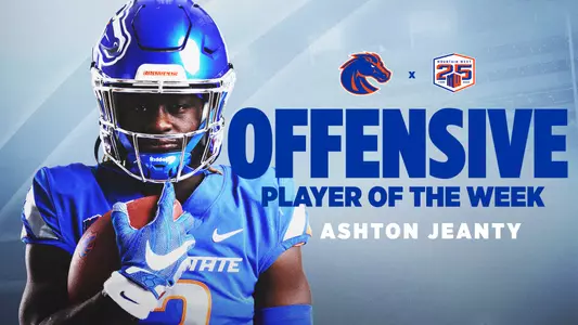 Ashton Jeanty MW PotW