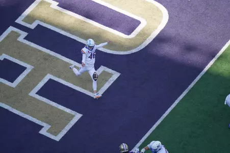 James Ferguson-Reynolds punts the ball