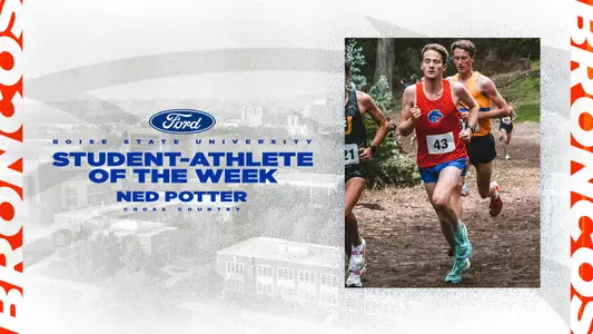 Ned Potter of cross country named the Ford Boise Student-Athlete of the Week