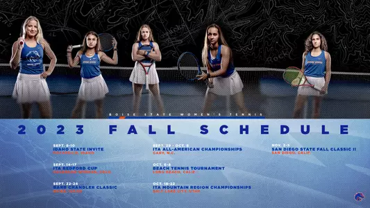 The 2023 women's tennis schedule
