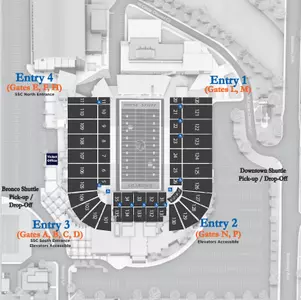 New Entry Plazas at Albertsons Stadium
