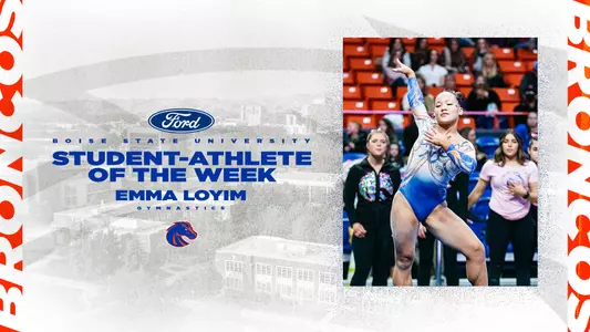 Emma Loyim of women's gymnastics named the Ford Student-Athlete of the Week