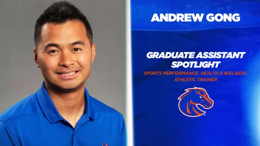 Graduate Assistant Spotlight on Andrew Gong, Sports Performance, Health & Wellness Athletic Training.