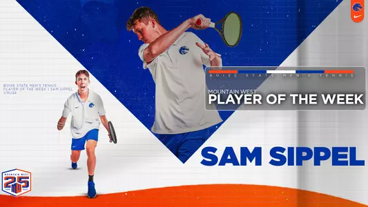 Sam Sippel was named the Mountain West Player of the Week on January 31, 2024.