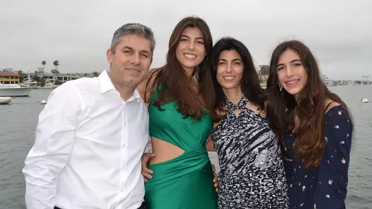 Anabel Kotzakov family portrait (left to right) George, Anabel, Lidiya, Vladimira