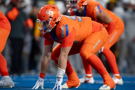 Boise State defensive tackle Max Stege