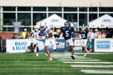 Boise State Football 2024 Game 1 vs Georgia Southern at Allen E. Paulson Stadium. Cameron Camper (9). Photo by Kenna Harbison