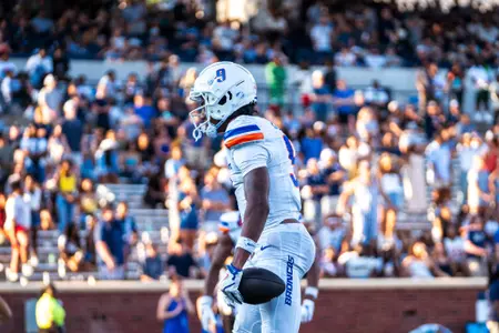 Boise State Football 2024 Game 1 vs Georgia Southern at Allen E. Paulson Stadium. Cameron Camper (9). Photo by Kenna Harbison