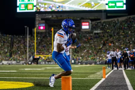Boise State Football 2024 Game 2 vs University of Oregon at Autzen Stadium. Cameron Camper (9). Photo by Kenna Harbison