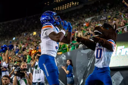 Boise State Football 2024 Game 2 vs University of Oregon at Autzen Stadium. Cameron Camper (9). Photo by Kenna Harbison