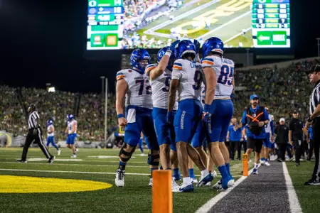 Boise State Football 2024 Game 2 vs University of Oregon at Autzen Stadium. Cameron Camper (9). Photo by Kenna Harbison