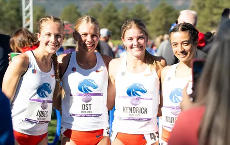 Emily Jobes, Autumn Ost, Abby Kendrick and Yasmin Marghini after the 2024 MW Championships