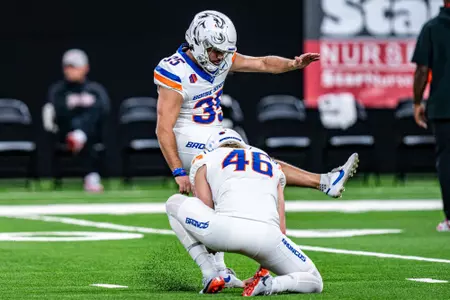 Boise State Football 2024 Game 7 vs UNLV at Allegiant Stadium. Photo by Kenna Harbison