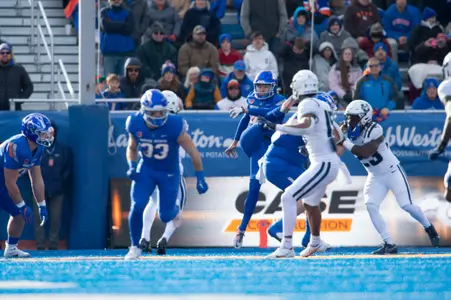 Boise State Football vs Utah State, John Kelly photo.