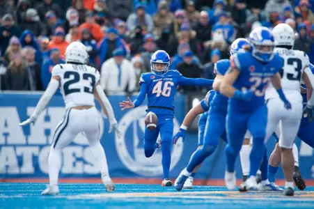 Boise State Football vs Utah State, John Kelly photo.