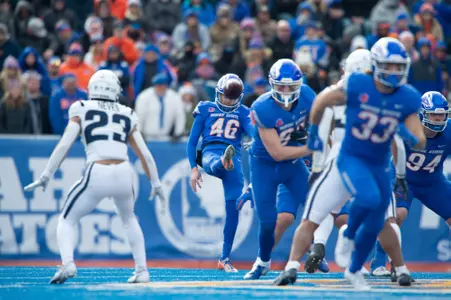 Boise State Football vs Utah State, John Kelly photo.