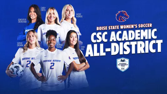 CSC Academic All-District graphic.