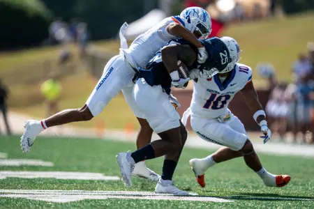 Boise State Football 2024 Game 1 vs Georgia Southern at Allen E. Paulson Stadium. Ty Benefield (0). Photo by Kenna Harbison