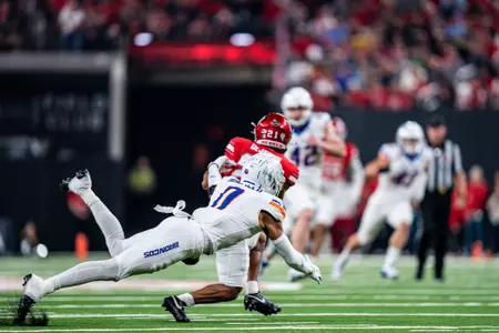 Boise State Football 2024 Game 7 vs UNLV at Allegiant Stadium. Photo by Kenna Harbison