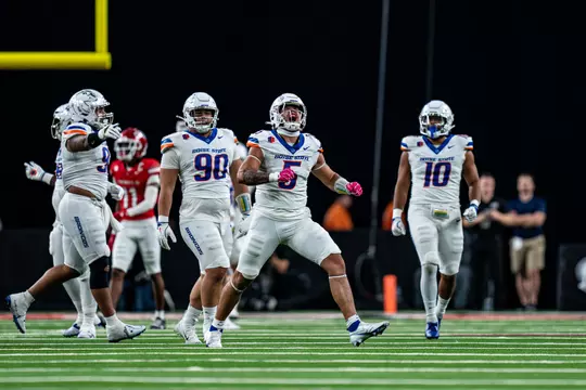 Boise State Football 2024 Game 7 vs UNLV at Allegiant Stadium. Photo by Kenna Harbison