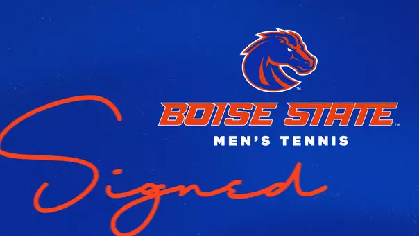 Generic 2024 men's tennis recruit signing graphic