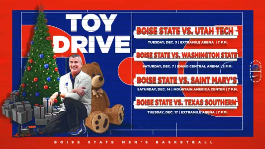 Boise State Men's Basketball Toy Drive 2024