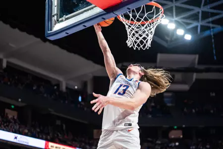 Andrew Meadow lays the ball in against Air Force