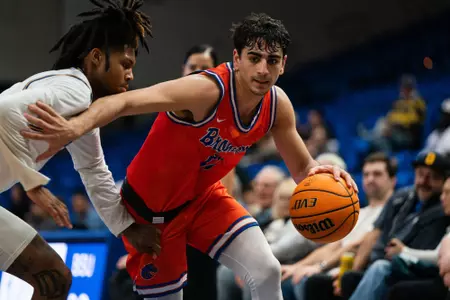 Alvaro handles the ball against San Jose State