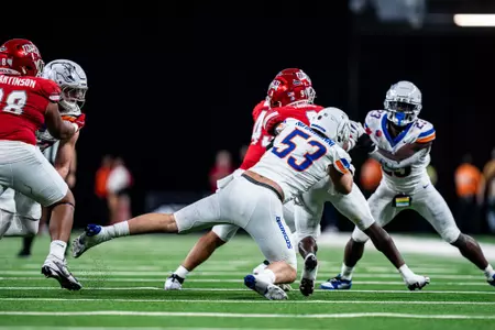 Boise State Football 2024 Game 7 vs UNLV at Allegiant Stadium. Photo by Kenna Harbison