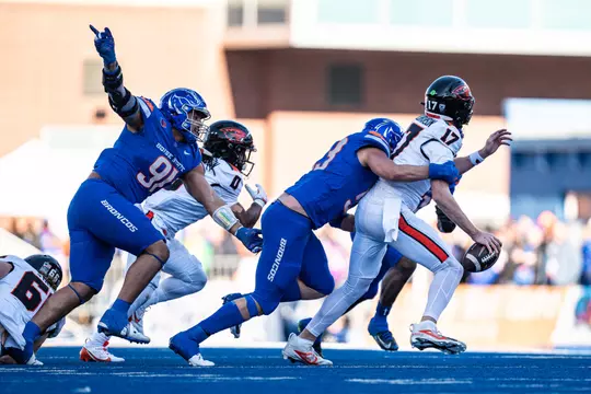Boise State Football 2024 Game 12 vs Oregon State at Albertsons Stadium. Photo by Kenna Harbison.