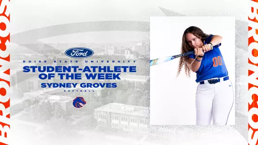 Softball player Sydney Groves named Ford Student-Athlete of the Week