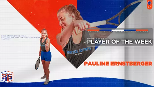 Pauline Ernstberger Mountain West Player of the Week.