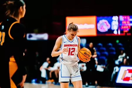 Mary Kay Naro attempts a free throw against San Jose State