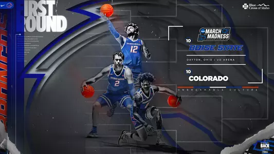 Boise State men's basketball opens March Madness against Colorado in the First Four in Dayton, Ohio at UD Arena