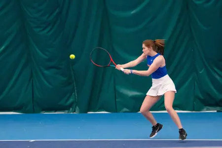 Shauna Heffernan striking the ball.