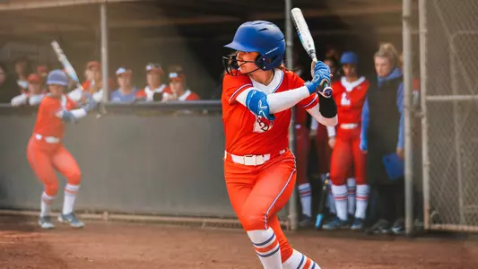 Keely Gousha batting at California, March 3, 2024.