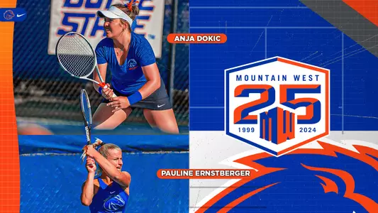Women's Tennis MW 25th Season Team graphic.