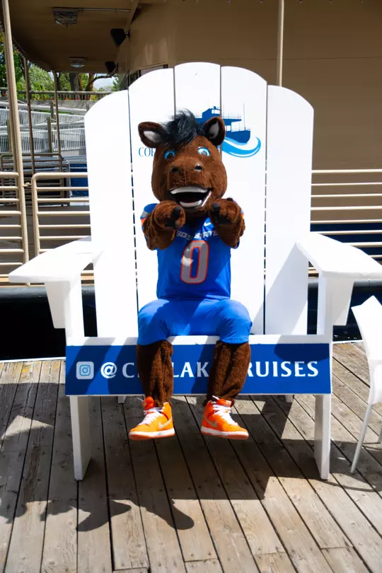 Photos from Boise State's tour around Coeur d'Alene during the CDA stop on the Bronco Stampede tour.