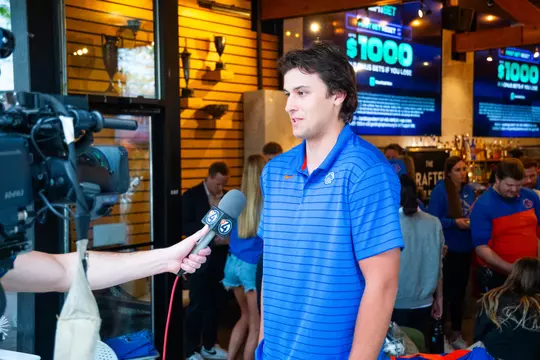 Photos from Boise State's tour around Coeur d'Alene during the CDA stop on the Bronco Stampede tour.