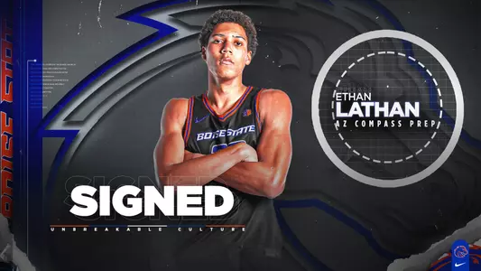 Ethan Lathan signs an NLI to Boise State out of AZ Compass Prep