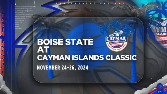 Boise State men's basketball will compete in the 2024 Cayman Islands Classic, November 24-26