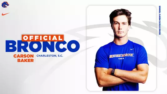 Carson Baker signs with Boise State men's tennis.
