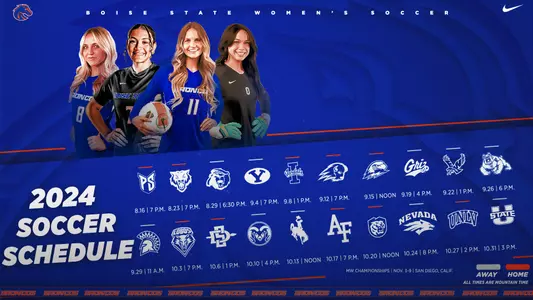 2024 soccer schedule graphic