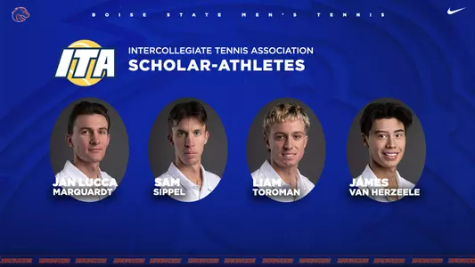 Marquardt, Sippel, Toroman and Van Herzeele were named Men's Tennis ITA Scholar-Athletes for 2023-24.