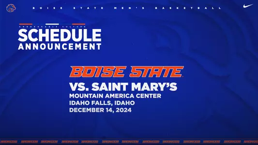 Boise State Men's Basketball against Saint Mary's on Dec. 14, 2024