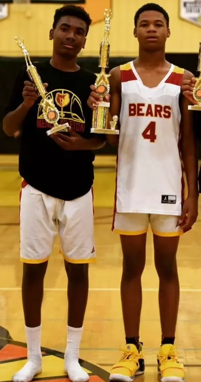 Jeremiah Earby and A'Marion McCoy as kids