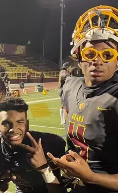 Jeremiah Earby and A'Marion McCoy in high school